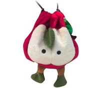 Lovely Cartoon Backpack Soft Shoulder Bag Plush Fruit Messengers Bag Stuffed Bag Students Schoolbag for Girls