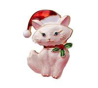 Lovely Cartoon Cats Oil Drop Alloy Brooch Lightweight Sturdy Pin Elegant Collar Pin For Women Fashion Jewelry Gift Alloy Cats Fashion