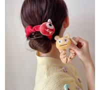 Lovely Cartoon Hair Tie Bear Pattern Comfortable Hair Rings Adjustable Hair Band for Kids Teens and Women