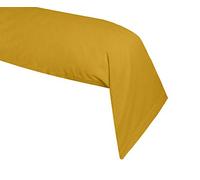 LOVELY CASA - Bolster Pillowcase 45 x 185 cm - Alicia - Mustard