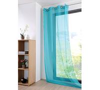 LOVELY CASA Monna Curtain, Polyester, polyester, Celadon, 135 x 260 cm