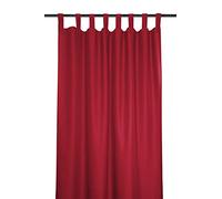 Lovely Casa Nelson Curtain 135 x 260 cm 100% Polyester Red