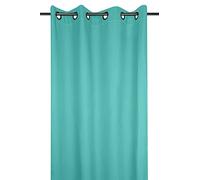 LOVELY CASA Nelson Polyester Curtain With Eyelets, polyester, Celadon, 135 x 240 cm