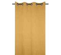 Lovely Casa Note Blackout Curtain 135 x 250 cm, Plain Mountain, Yellow