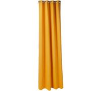 Lovely Casa Note Blackout Curtain 140 x 280 cm, Outside, Yellow