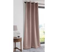 LOVELY CASA Notte Blackout Curtain 140 x 280 cm, Polyester, Powder