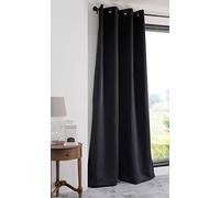 Lovely Casa r41840015 Notte Blackout Curtain Polyester 135 x 180 cm Black