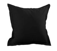 LOVELY CASA t14820015 Alicia Black Pillowcase Cotton Pillow Case 65 x 65 cm