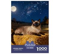 Lovely Cat 1000 Piece Puzzles for Adults Educational Games Fun, Challenging & Brainteasing Games Gifts for Men And Women Decoration Puzzle 38x26cm/1000pcs