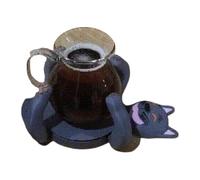 Lovely Cats Coasters Funny Cup Holder For Drinks Print Designing For Protecting Table Creative Mug Holder