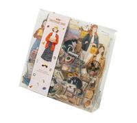 Lovely Characters Theme Sticker 100 Sheets Adhesion PET for Scrapbook Journal Planner Diaries Phone Cover Laptop Pack
