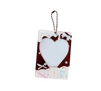 Lovely Chocolate Food Theme Card Holder For Fans Small 3 Inch Case With Bag Charm Accessory For Women Girls Anime Inspired Card Holder For Girls