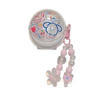 Lovely Colorful Paint Pattern Case for Oppo Enco Air3, Headphone Earphone Case Cover with Pendant Accessories
