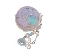 Lovely Colorful Shell Pattern Case for Huawei FreeBuds 7i, Headphone Earphone Case Cover with Pendant Accessories