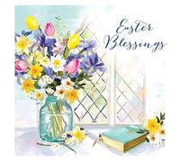 LOVELY COLOURFUL MINI EASTER GREETING CARD