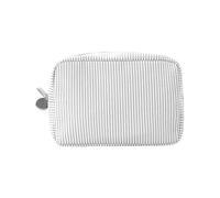 Lovely Cosmetic Bag Stripe Toiletry Portable Makeup Aesthetic Organizers Skincare Organisers for Women Makeup Toiletry Lovely Coin Purse Portable Stripe Wash