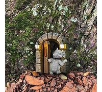 Lovely Courtyard Dragon Sculpture, Dragon Statue Home Decor, Dinosaur Figurine Garden Statue, 15cm Resin Dragon Ornaments Collecting, Garden Dragon Meditated Statue For Outdoor Backyard Porch Yard
