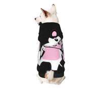 Lovely Cow Print Dog Hoodie For Small Dogs, Warm, Soft, And Breathable Sweatshirt, Easy To Wear Jumper, Pet Winter Weather Coat Pullover