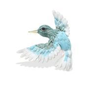 Lovely Crystal Flying Hummingbird Brooch Pins Suit Lapel Pin Antique Gold Bird Collar Pins Badge Jewelry for Men Women, L, Crystal Rhinestone Metal, cubic-zirconia