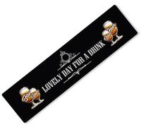Lovely Day For A Drink Printed Bar Runner Beer Mat Label Ideal Pub Cafe Home Occasion 7