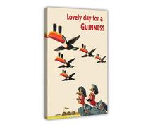 Lovely Day For A Guinness Poster Canvas Poster Bedroom Decor Landscape Decor Gift 24x36inch(60x90cm)