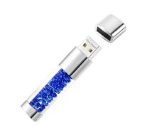 Lovely Diamond USB 2.0 Flash Drive Data Storage Memory Stick USB Stick Pendrive Gift (32GB, Dark Blue)