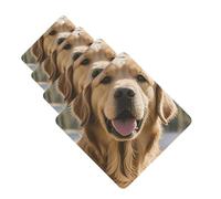 Lovely Dog Car Air Freshener Cards for Women Men 4 Pack Cute Car Accessories Long Lasting Scent Car Diffuser Hanging Auto Aromatherapy Tablets Car Fresheners Gifts