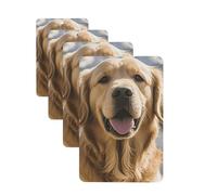 Lovely Dog Car Air Freshener Cards for Women Men 4 Pack Cute Car Accessories Long Lasting Scent Car Diffuser Hanging Auto Aromatherapy Tablets Car Fresheners Gifts