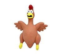 Lovely Dog Squeaker Toy Latex Chicken Shape Durability Chew Toy for Small-Middle Breeds Interactively Pet Accessory Durability Chew