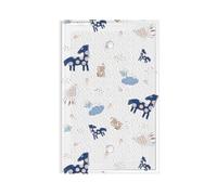 Lovely Dream Horse Premium Single-Gang Roman Frame Switch Plate â€“ Realistic Leather-Texture Finish, Durable Pc Material Wall Cover for Residential & Commercial Use (Includes Decorative Screws)