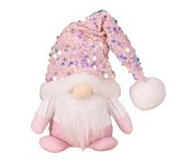 Lovely Dwarfs Toy With Color Sequins Christmas Hat/Dress Option Valentines Day Present Home Decoration Dwarfs Figurine Craft Sand Filled