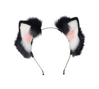 Lovely Ear Shape Hair Hoop Cosplay Anime Character Hair Holder Live Broadcast Cosplay Headwear For Teens Woman Plush Headbands For Woman Washing Face Plush Headbands Spa Professional Headband With