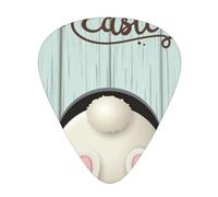 Lovely Easter Rabbit Colors Eggs Bunny Premium Bass Electric Guitar Picks,Guitar Plectrum For Unparalleled Musical Experience