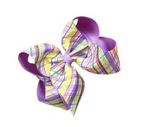 Lovely Easter Theme Print Hairpin Bowknot Hair Clip Hair Bows For School Event And Family Holiday Party Gathering