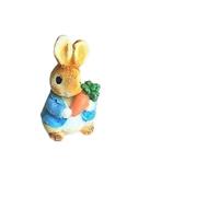 Lovely Edible Sugar P Rabbit; 7cm tall; 3D Figure Birthday, Baby Shower, Easter; Etc Handmade Cake Topper/Decoration