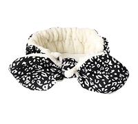 Lovely Elastic Hairband Leopard Print Plush Big Bows Soft For Head Wrap For Shower Beauty Skincare Striped Dot Headband Leopard Headwrap For Women Furry Elastic Headband