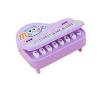 Lovely Electronic Piano Keychain with Interactive Music Features Car Decoration Keyring Adornment Ideal for Children Musical Keychain Toy