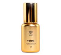 LOVELY Eyelash Glue VICTORIA - super fast glue, drying time: 1 sec - 8 weeks adhesive strength, very durable | for professional eyelash extensions, Lash Extension Glue | 5ml, black