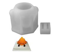 Lovely Flame Design Mousse Mold Innovative Flame Silicone Mouse Dessert Mold for Home Bakers or Sweet Lovers