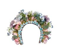 Lovely Flower Embellished Hair Decoration Simple And Beautiful Flower Headband For Photoshoots And Traditional Outfits Daily Headband