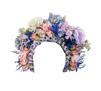 Lovely Flower Embellished Hair Decoration Simple And Beautiful Flower Headband For Photoshoots And Traditional Outfits
