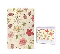 Lovely Flower Patterns Jigsaw Puzzle for Adults Challenging Wooden Puzzles 1000 Pieces Personalized Photo Puzzle Picture Jigsaws Custom Jigsaw Puzzles for Birthday