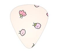 Lovely Flower Patterns Printed Guitar Picks,12 Pack Personalized Guitar Picks For Bass Acoustic Guitar Electric Guitar Includes 0.46mm/0.71mm/ 0.96mm