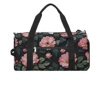 Lovely Flowers Gym Bag for Men Women, Waterproof Gym Tote Bags, Large Duffel Bag for Travel Workout