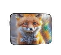 Lovely Fox Laptop Case 10 inch, Shockproof Protective Computer Sleeve Cover Water Resistant Laptop Bag Carrying Tablet Cover Briefcase Handbags Gifts for Men Women