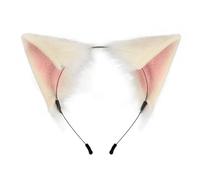 Lovely Foxes Ear Shape Hair Hoop Cosplay Anime Character Hairband Versatile Mardi Gras Role Play Headband For Teens Adult Size Makeup Washing Face Headbands Girls Party Headbands Girls Comfortable