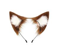 Lovely Foxes Ear Shape Hair Hoop Holder Live Broadcasting Spring Cosplay Party Headwear For Teens Woman