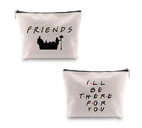 Lovely Friends TV Gift 'I'll Be There for You' Friendship Make-Up Case Multifunction Pouch Present (Friends for You Bag EU)