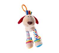 Lovely Giraffe Rattle Infant Mobile Toy with Texture Teether for Nursery Room Decoration Sensory Visual Development Infant Teething Rattle Bed