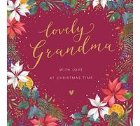 Lovely Grandma Wreath with Love at Christmas Card